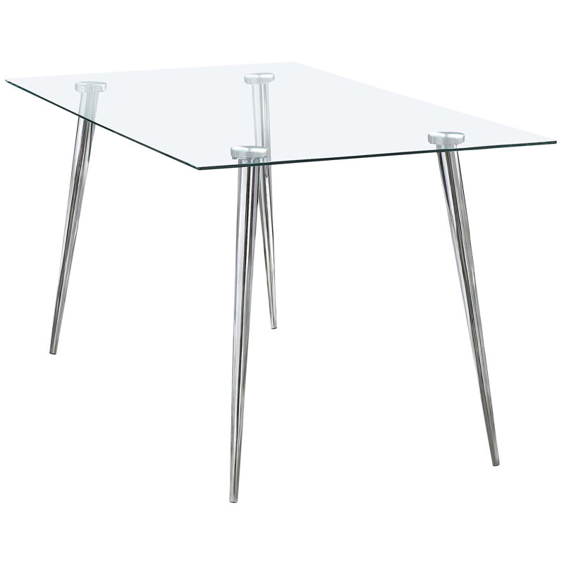 Table de salle à manger chromée