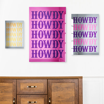 Décoration murale Howdy Country