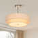 Maskell 4-Light Fabric Semi Flush Mount Ceiling Light Chandelier