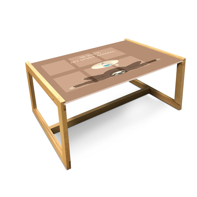 Irek Sled Coffee Table, 40cm H x 91cm W x 62cm D