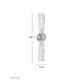 Gast 2 Light Transparent Vanity Light