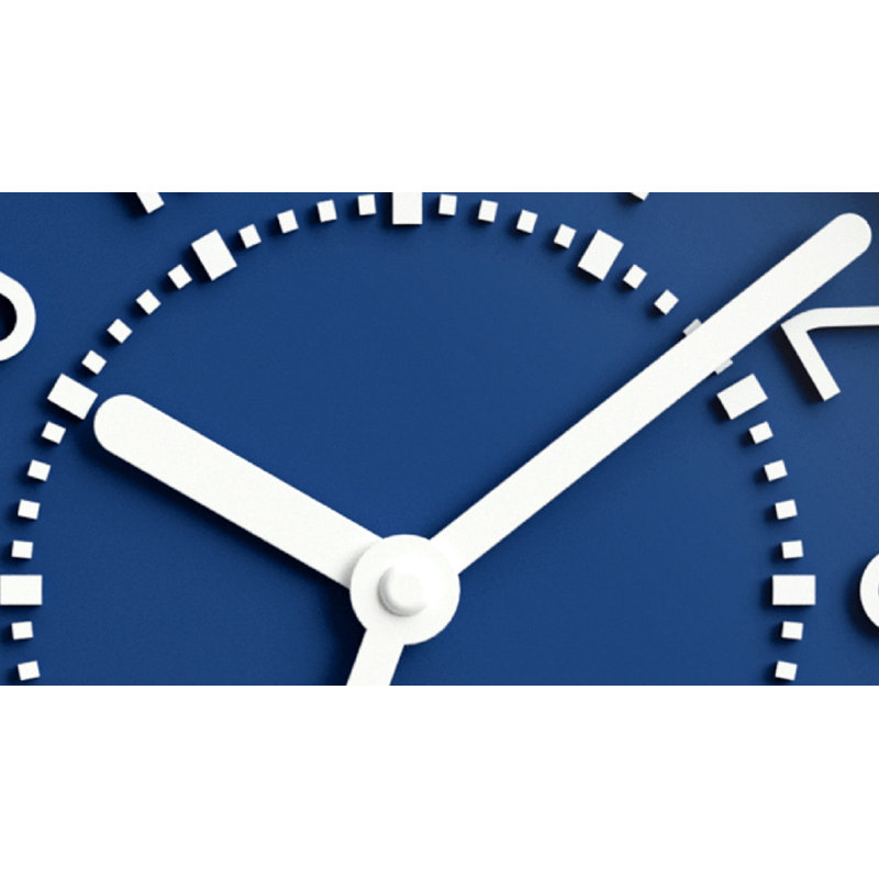 Wall Clock, Blue