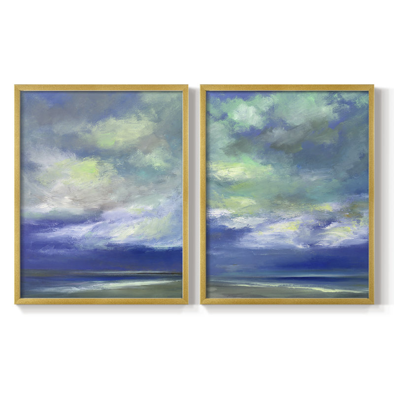 Island Dusk-Premium Framed Print -Ready to Hang - No Nails Required - No Nails Required