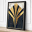 Sunburst Elegance Art Deco - Wrapped Canvas-1100658483-1100658475