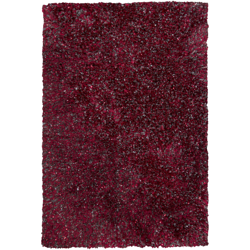 Tapis de zone rouge Berinda, 5 pi x 7 pi 6 po