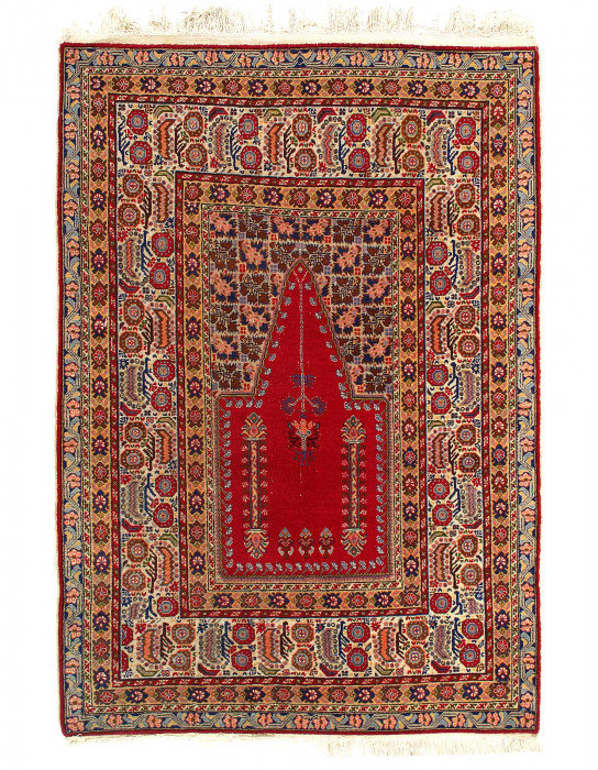 TAPIS VINTAGE TURK HIREK 4 pi x 6 pi