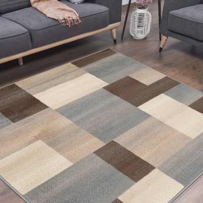 Tapis gris résistant aux taches