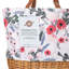 Panier fourre-tout en toile et saule Promenade pour 2 personnes-34536783