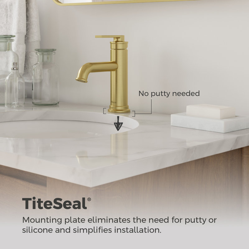 Robinet de salle de bain Havenridge, Brushed Gold
