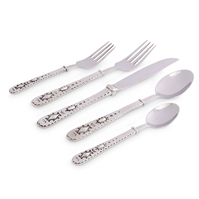 Vagabond House Western Stainless Steel Flatware Set