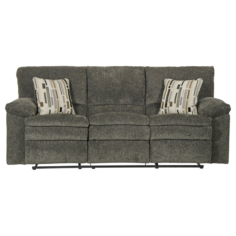 Annine Upholstered 85'' Reclining Sofa, Manual
