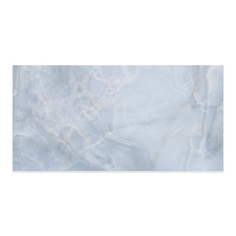Onice Blue Matte 12x24 Porcelain Floor & Wall Tile (11.63 Sq. Ft./Case) Onyx Look, 12", Matte, Blue