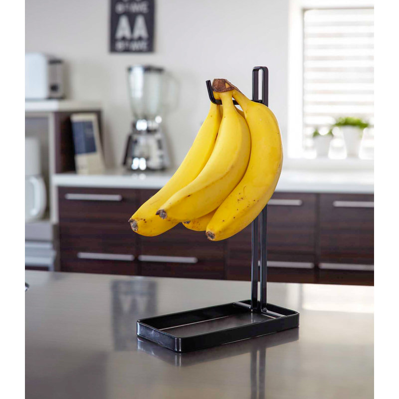 Support à banane Yamazaki Home, acier, Noir