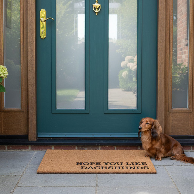 Hope You Like Dachshunds Doormat, 24"x36", Dachshunds, 24" x 36"
