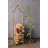 Metal House-Shaped Fire Wood Holder with Handle-1501104352