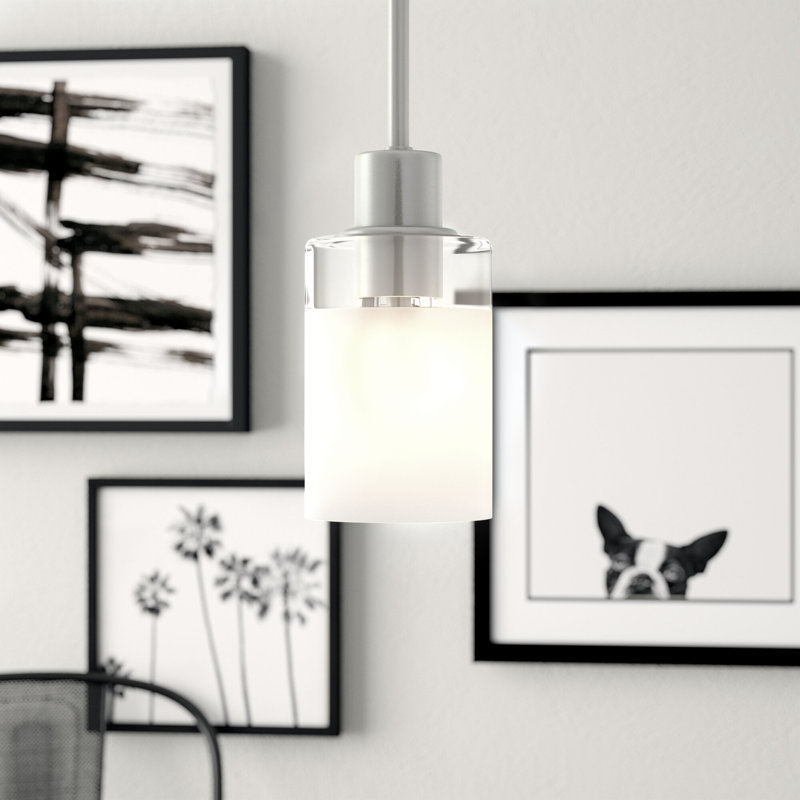 Charvic 1 - Light Single Pendant, Brushed Nickel