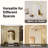 LED Bathroom Mirror with Lights, Arched Lighted Vanity Mirror with Anti-Fog, Memory Function,Dimmable-926153687-926153684