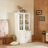 Display Cabinet With Double Glass Doors, Traditional Style China Cabinet, Hutch Cabinet, Accent Cabinet