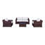 Ensemble de conversation pour 4 personnes avec coussins Moyeda Wicker | Canapé modulaire en osier toutes saisons-1478181929-1490813982