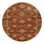 Machine Washable Overdyed Brown Area Rug