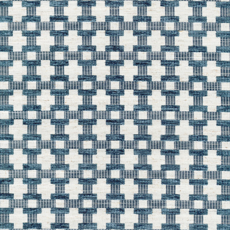 Birch Lane Stride Throw Pillow Bolster, Blue Geometric