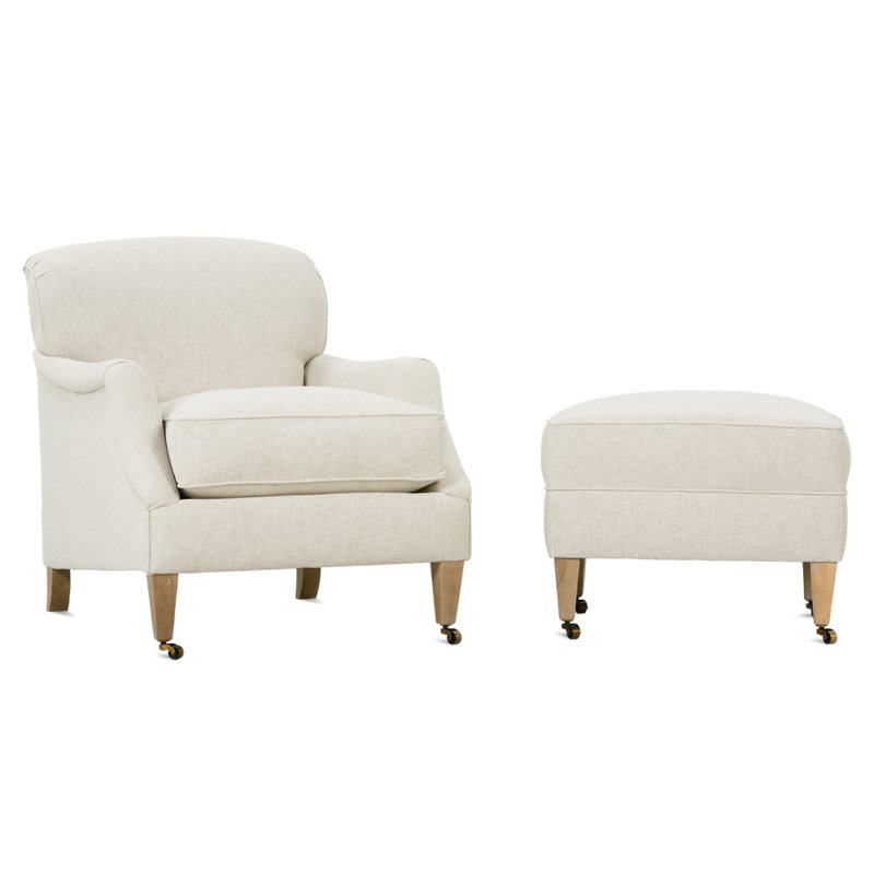 Marleigh Ottoman, Washed Oak, Straw (BU102-28)
