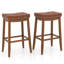 Ensemble de 2 tabourets de bar 29 po de hauteur avec siège en similicuir 29 po-171001303