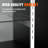 70" W X 18" D X 38" H - Black Reatil Display Case, Full Vision Display Case With Led Llights