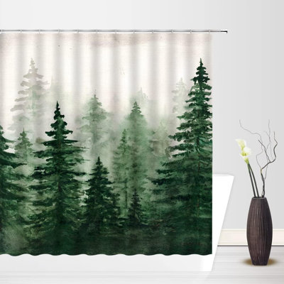 Rideau de douche Misty Forest
