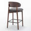 Tabouret de comptoir en bois massif-1970134108