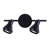 Byrk 5.91'' 2 -Light Rail Track Kit with Dimmable and Adjustable Head