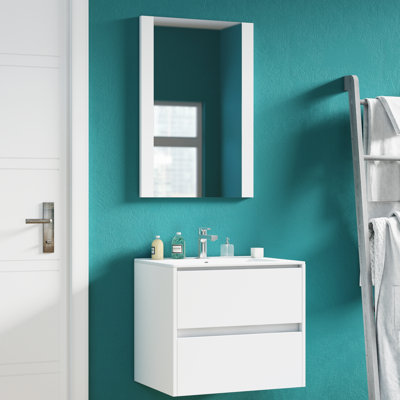Oquendo 24.25'' Single Bathroom Vanity with Ceramic Top