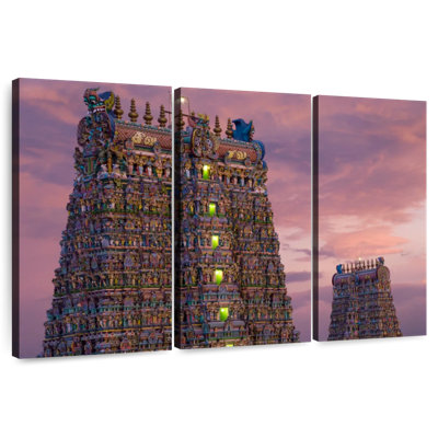Temple Adella Meenakshi, crépuscule