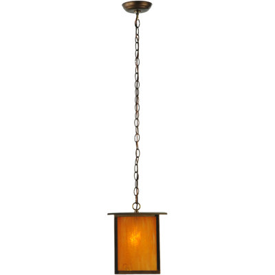 1 - Light Bronze Single Pendant
