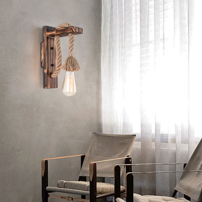 Castleridge Solid Wood Armed Sconce