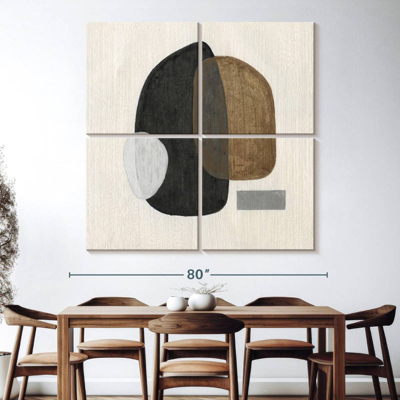 Neutral Stones III, 74" H x 74" W