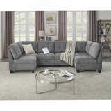 U shape Modular Sectional Sofa, includes Four Single Chair and Two Corner