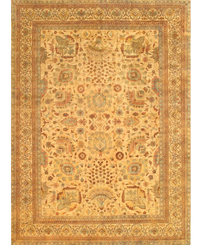 Sultanabad Hand Woven Wool Oriental Area Rug
