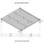 Lit plateforme en bois blanc Gislen Eastern King facile à monter-1544241707-1544241709