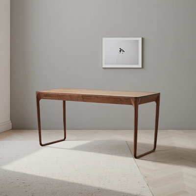 Nordic light luxury style solid wood desk