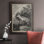 Toile encadrée de qualité supérieure Woodland Deer II - prête à être accrochée