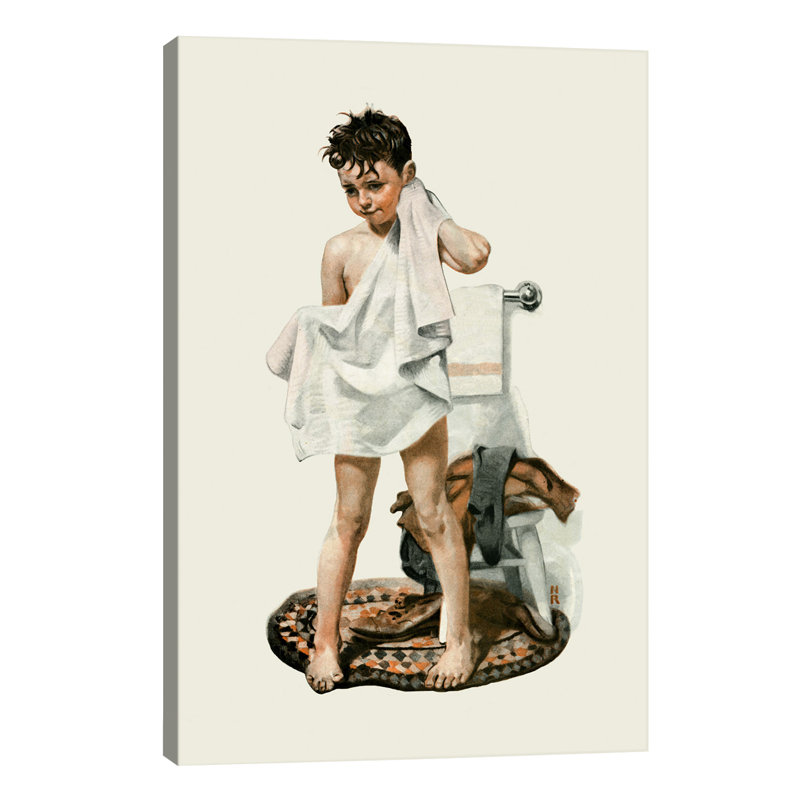 C-L-E-A-N by Norman Rockwell - Wrapped Canvas Painting, 152.5 cm H x 101.5 cm W