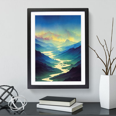 River Landscape No.4 - Framed Print