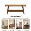 Banc en bois massif récupéré avec tablette-1931157343