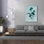 «Epic Graffiti» «Dry Blue Flowers 2» par Sabrina Balbuena, art mural sur toile, 40 po x 54 po-1851297325