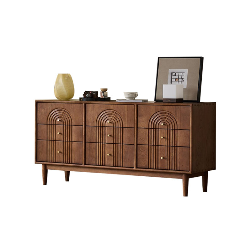 Commode d'appoint moderne et rétro, H 31,5 po x l 70,9 po x P 16,5 po