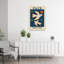 Paix Abstract Minimalist Modern Bird Landscape Nature Wall Art Print by Treechild - Wrapped Canvas Print-108950086