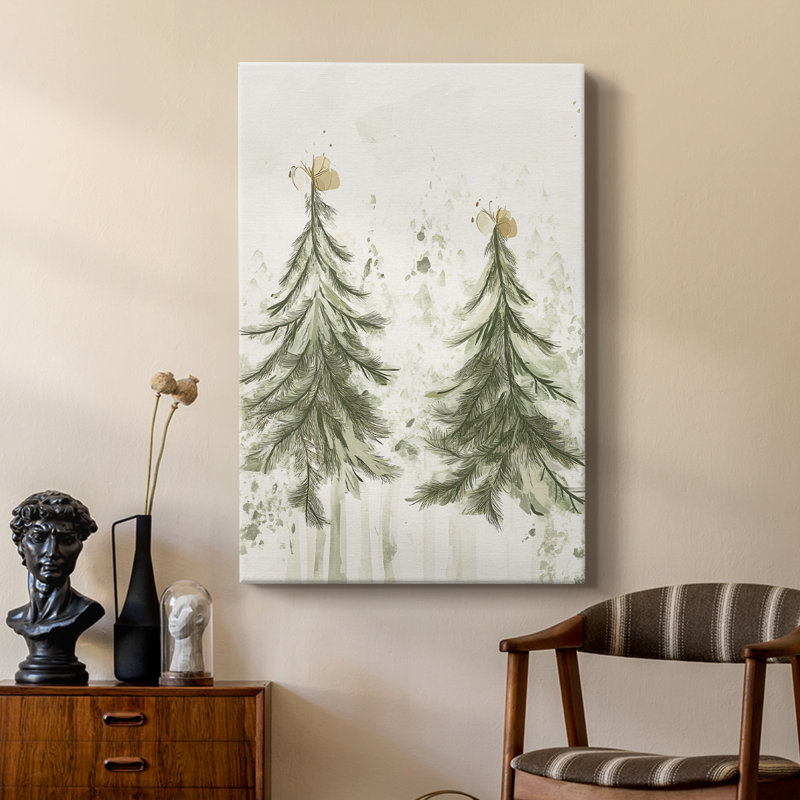 Art de Noël des Fêtes de Noël - galerie sur mesure Cavas, H 12 po x l 8 po