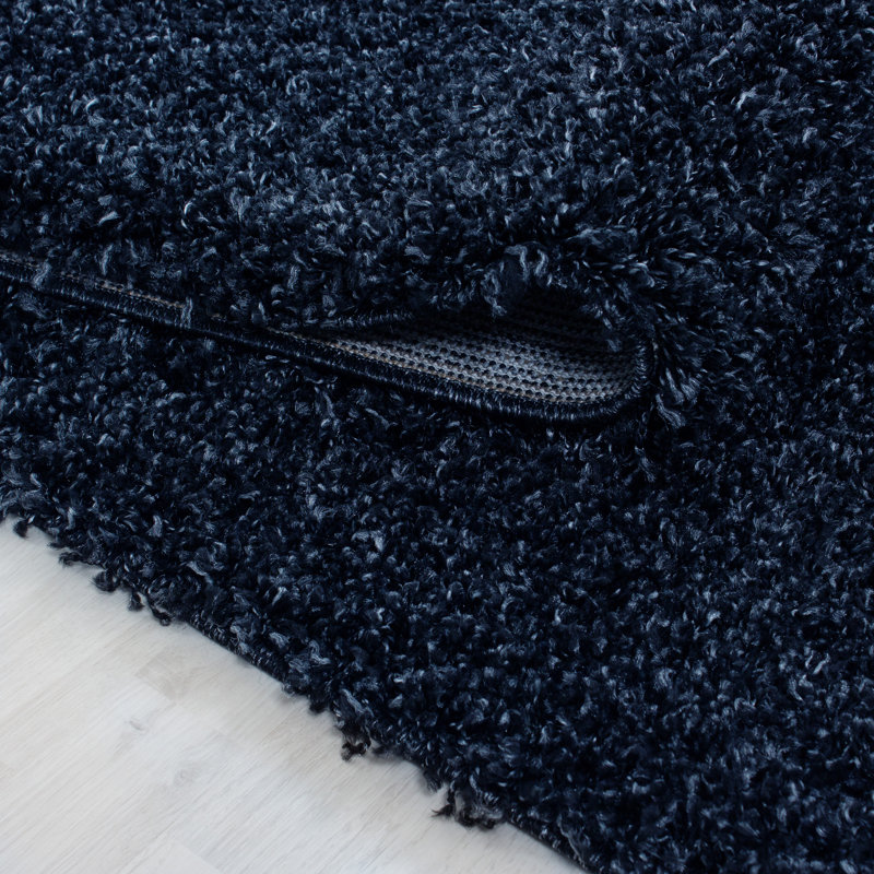Riam Shag Area Rug, Round 120cm