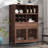 Nut-brown Solid  Wood Display Cases